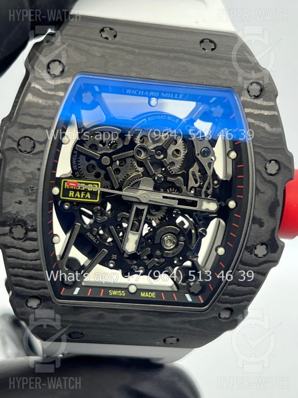 Товар Richard Mille RM 035-02 Rafa Carbon Black White Art 6991 Фото 10 - Richard Mille RM 035-02 Rafa Carbon Black White Art 6991