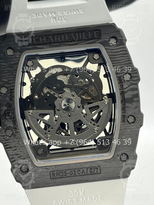 Товар Richard Mille RM 035-02 Rafa Carbon Black White Art 6991 Фото 20 - Richard Mille RM 035-02 Rafa Carbon Black White Art 6991