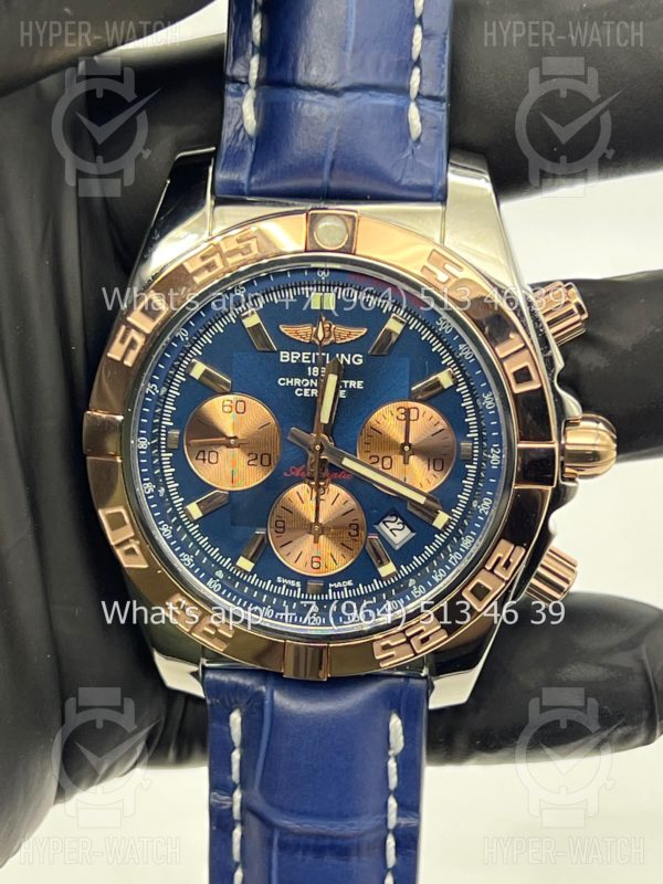 Фото 6 - Breitling Chronomat 44 AB0115 Blue Dial