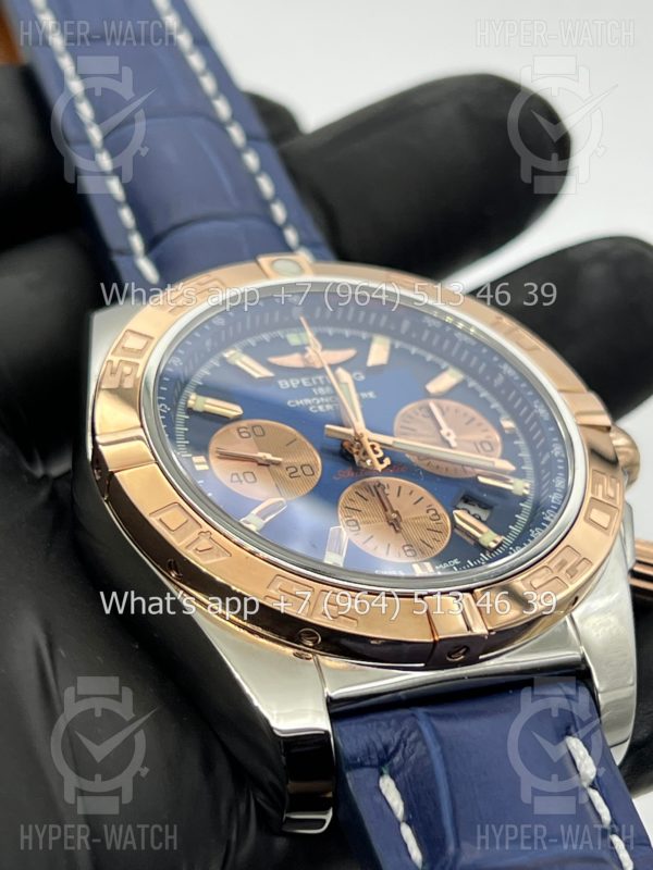 Фото 9 - Breitling Chronomat 44 AB0115 Blue Dial
