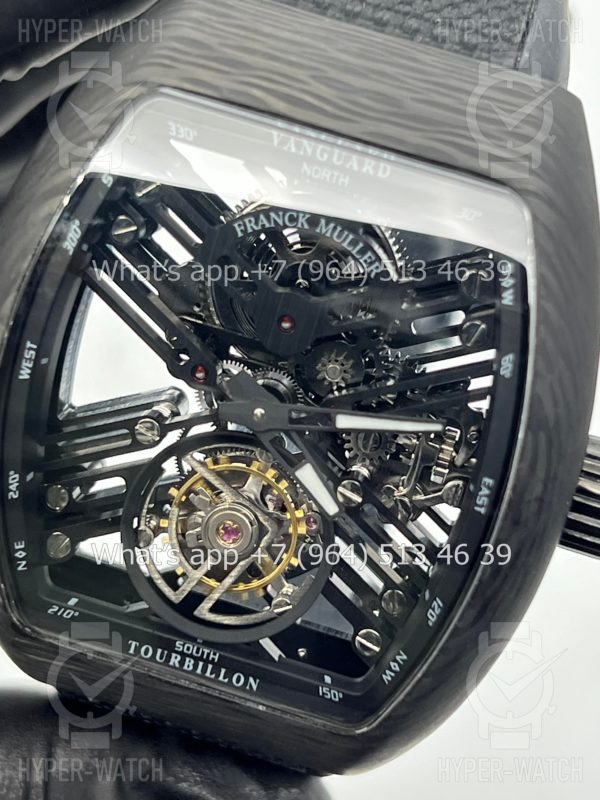 Товар Franck Muller Vanguard V 45 T SQT 5N BR NR Black Skeleton Фото 3 - Franck Muller Vanguard V 45 T SQT 5N BR NR Black Skeleton