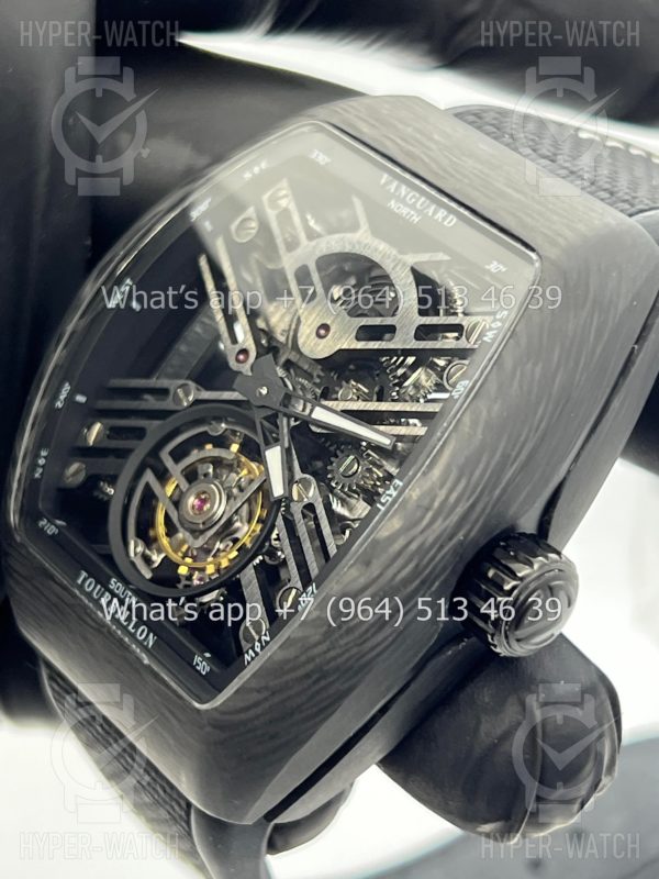 Товар Franck Muller Vanguard V 45 T SQT 5N BR NR Black Skeleton Фото 5 - Franck Muller Vanguard V 45 T SQT 5N BR NR Black Skeleton