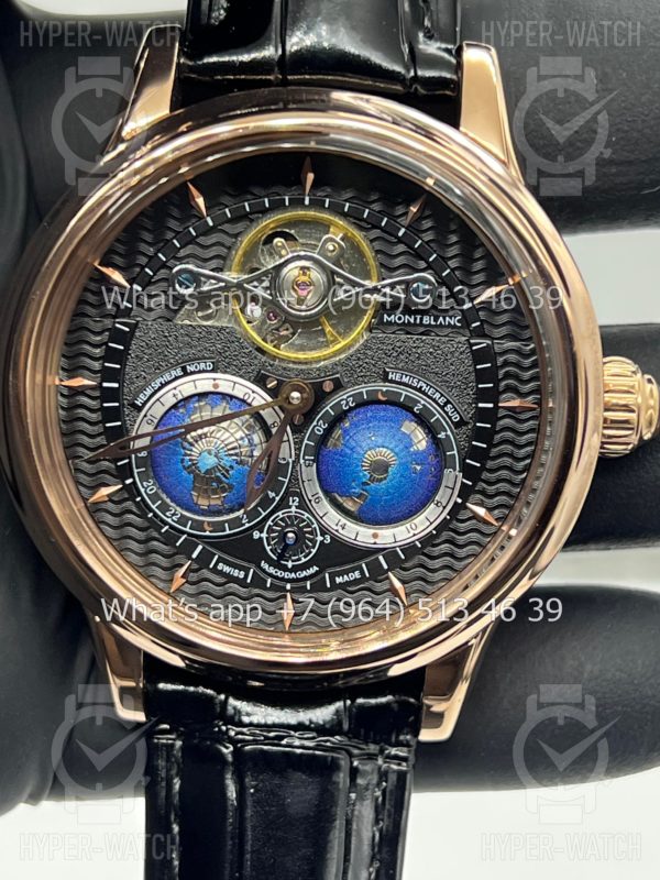 Фото 2 - Montblanc Collection Villeret Tourbillon Cylindrique NightSky Geospheres 44mm Art 6863