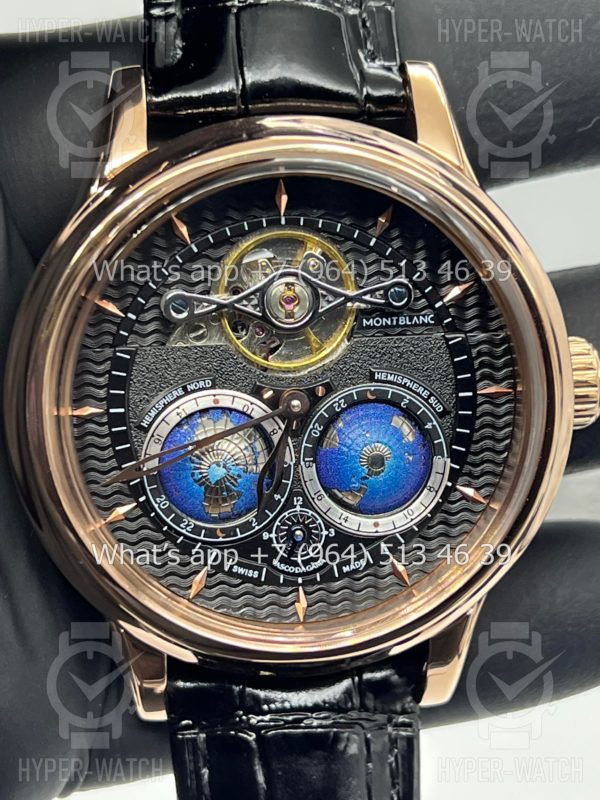 Фото 4 - Montblanc Collection Villeret Tourbillon Cylindrique NightSky Geospheres 44mm Art 6863