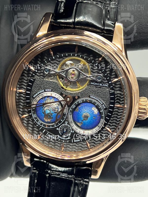 Фото 5 - Montblanc Collection Villeret Tourbillon Cylindrique NightSky Geospheres 44mm Art 6863