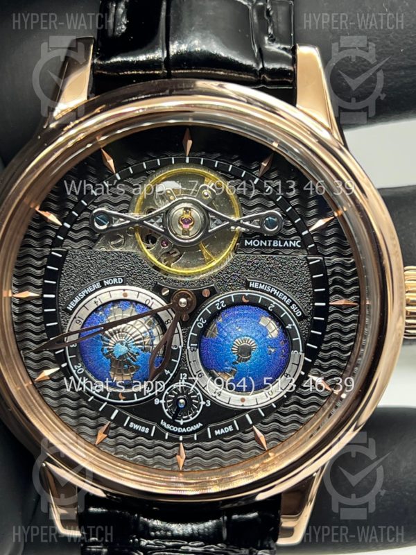 Фото 6 - Montblanc Collection Villeret Tourbillon Cylindrique NightSky Geospheres 44mm Art 6863