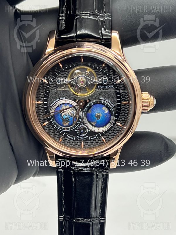 Фото 7 - Montblanc Collection Villeret Tourbillon Cylindrique NightSky Geospheres 44mm Art 6863