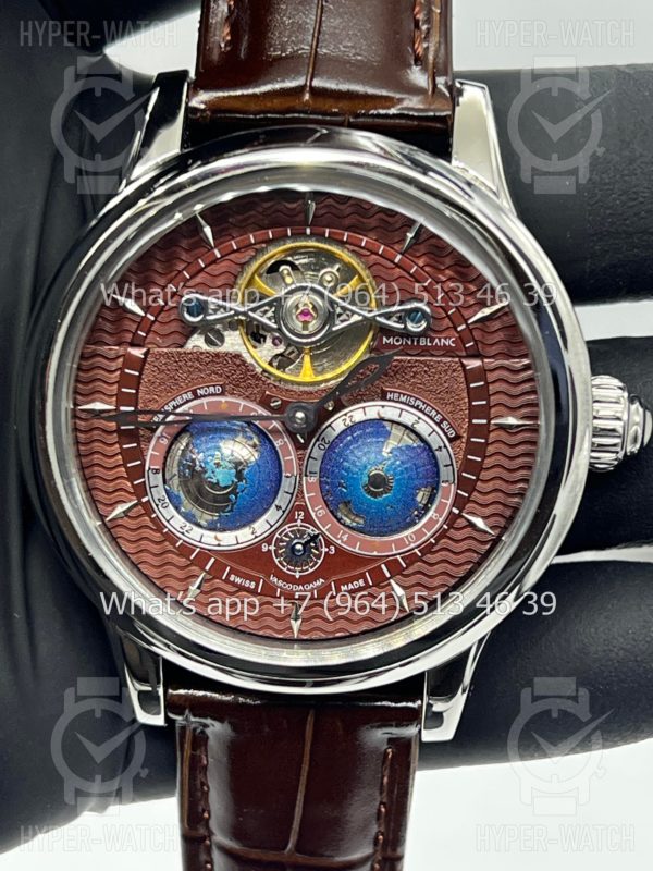 Фото 2 - Montblanc Collection Villeret Tourbillon Cylindrique NightSky Geospheres 44mm Art 6866