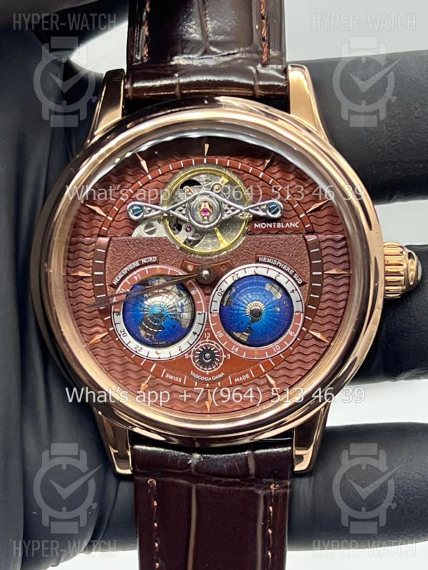 Фото 2 - Montblanc Collection Villeret Tourbillon Cylindrique NightSky Geospheres 44mm Art 6867