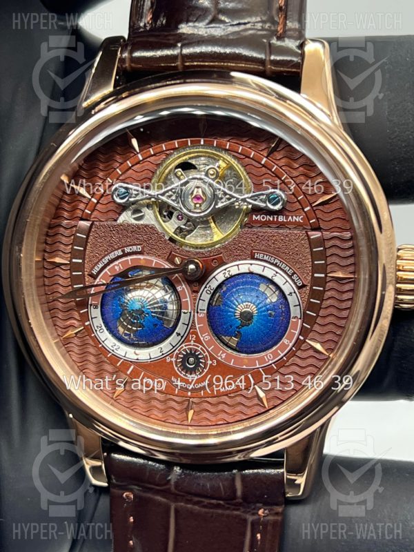 Фото 3 - Montblanc Collection Villeret Tourbillon Cylindrique NightSky Geospheres 44mm Art 6867