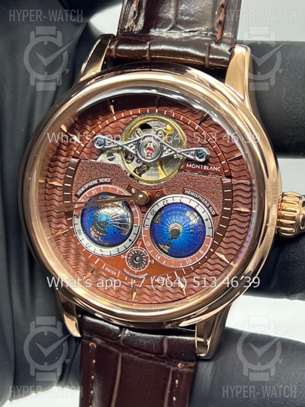 Фото 4 - Montblanc Collection Villeret Tourbillon Cylindrique NightSky Geospheres 44mm Art 6867