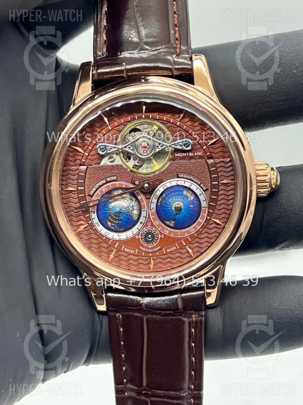 Фото 6 - Montblanc Collection Villeret Tourbillon Cylindrique NightSky Geospheres 44mm Art 6867