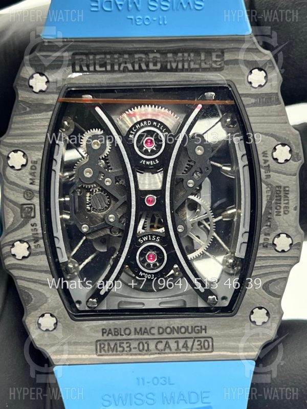 Фото 14 - Richard Mille RM 53-01 Tourbillon Pablo Mac Donough Carbon