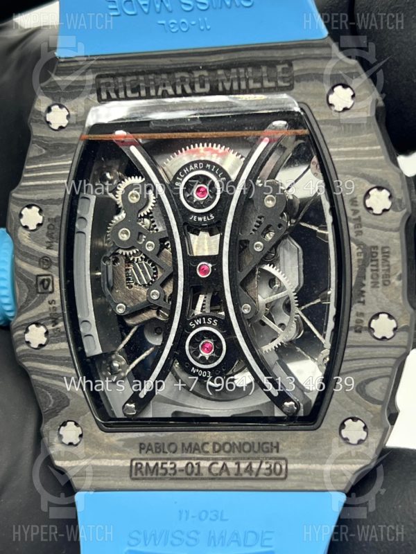 Фото 15 - Richard Mille RM 53-01 Tourbillon Pablo Mac Donough Carbon