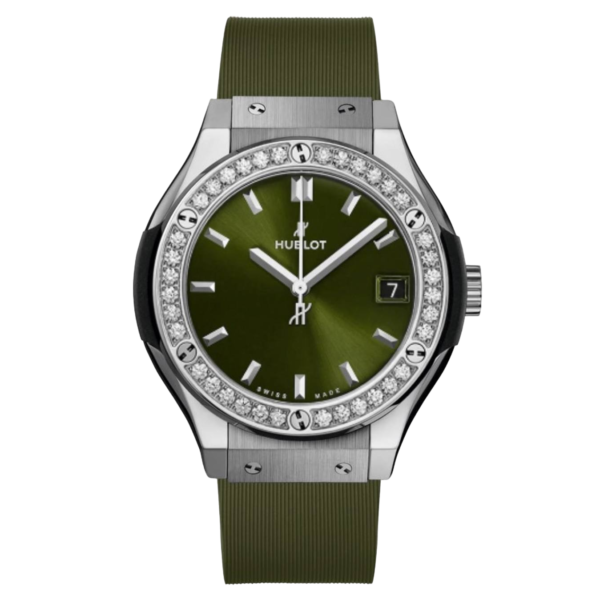Товар Hublot Classic Fusion 33mm 581.NX.8970.LR.1104 Diamond Фото 1 - Hublot Classic Fusion 33mm 581.NX.8970.LR.1104 Diamond