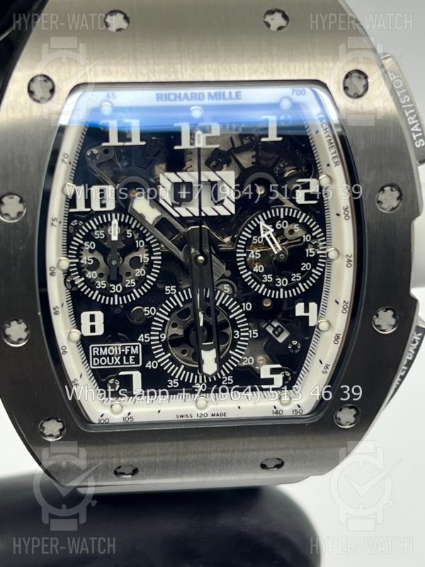 Товар Richard Mille RM 011-FM Steel White Chronograph Фото 3 - Richard Mille RM 011-FM Steel White Chronograph