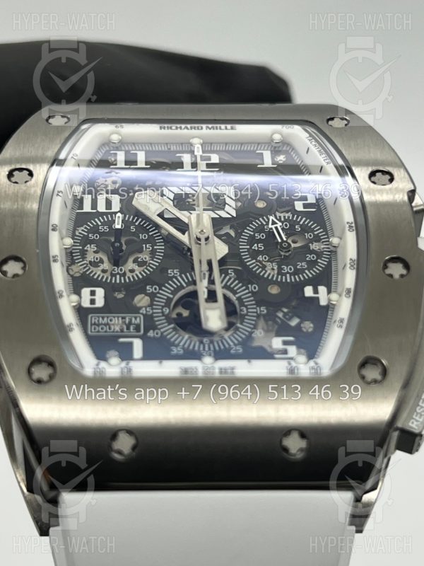 Товар Richard Mille RM 011-FM Steel White Chronograph Фото 6 - Richard Mille RM 011-FM Steel White Chronograph