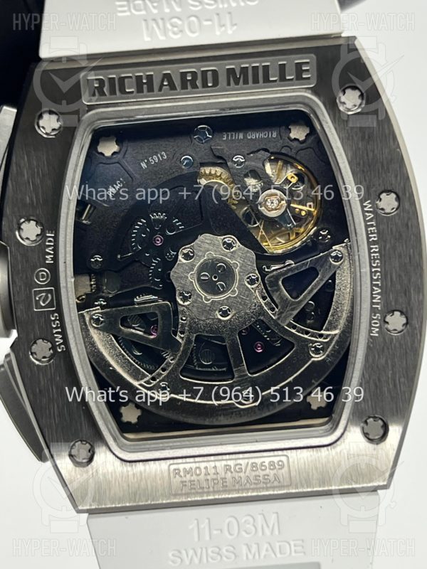Товар Richard Mille RM 011-FM Steel White Chronograph Фото 20 - Richard Mille RM 011-FM Steel White Chronograph