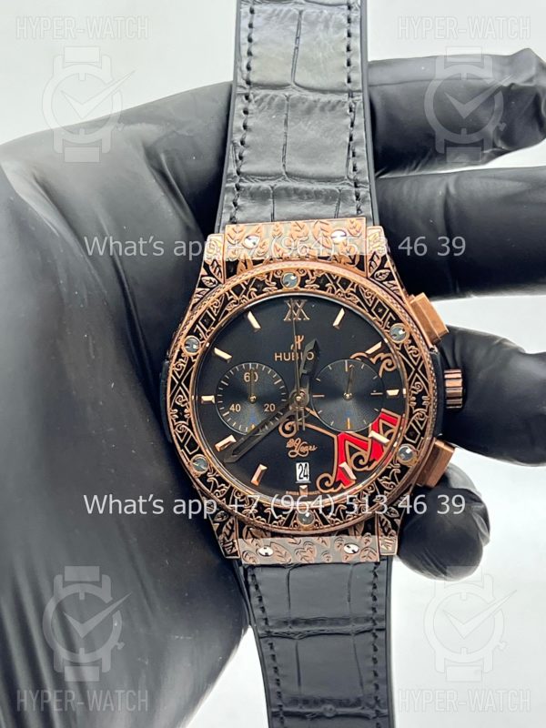 Фото 8 - Hublot Classic Fusion Chronograph 45mm Fuente 20th Anniversary Art 7265