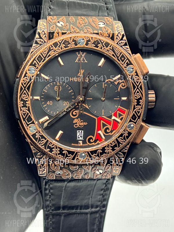 Фото 9 - Hublot Classic Fusion Chronograph 45mm Fuente 20th Anniversary Art 7265