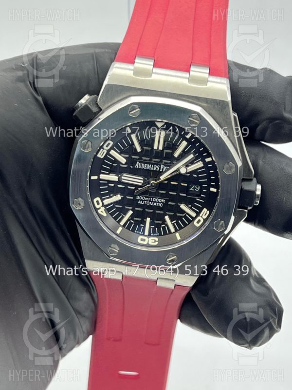 Товар Audemars Piguet Royal Oak Offshore Diver 15703ST.OO.A002CA.01 Red Фото 7 - Audemars Piguet Royal Oak Offshore Diver 15703ST.OO.A002CA.01 Red