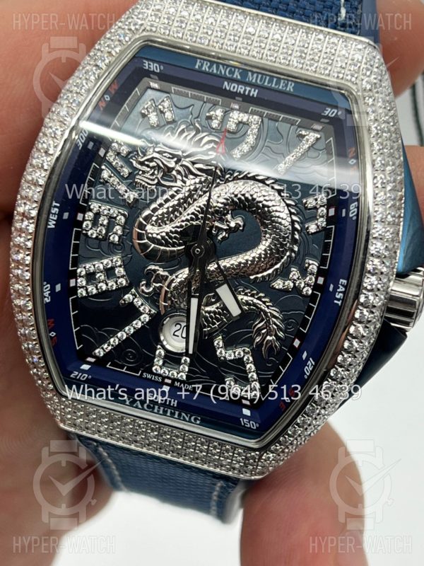 Фото 2 - Franck Muller Vanguard V 45 SC DT AC BL Dragon