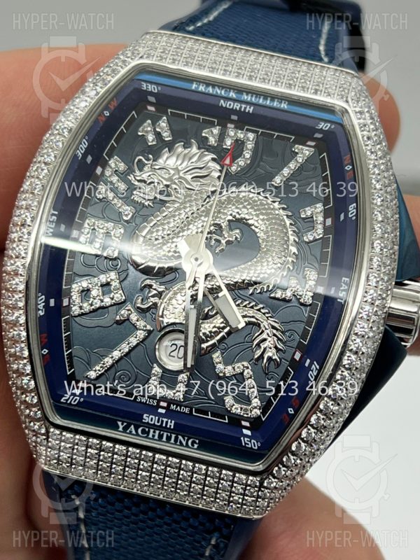 Фото 3 - Franck Muller Vanguard V 45 SC DT AC BL Dragon