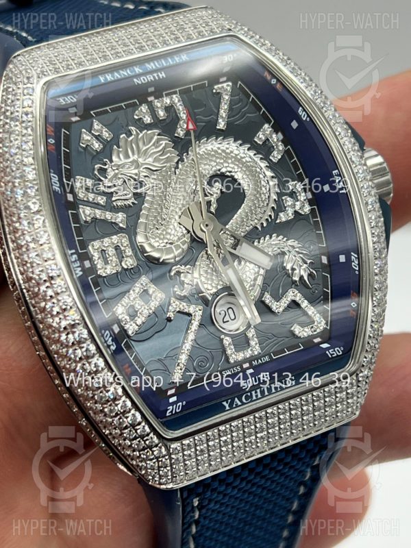 Фото 4 - Franck Muller Vanguard V 45 SC DT AC BL Dragon