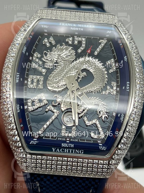 Фото 5 - Franck Muller Vanguard V 45 SC DT AC BL Dragon