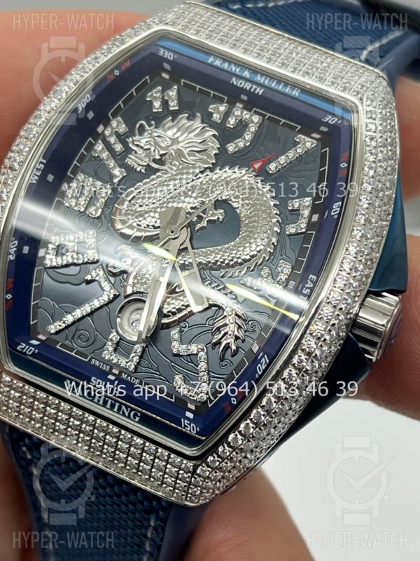 Фото 6 - Franck Muller Vanguard V 45 SC DT AC BL Dragon