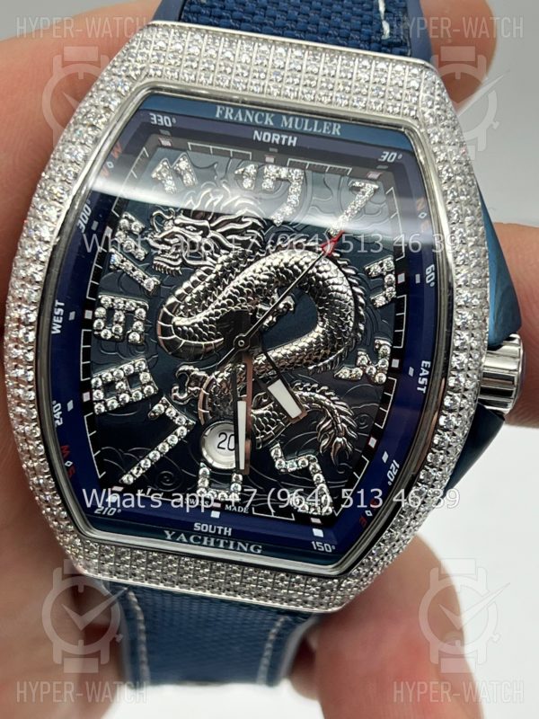 Фото 7 - Franck Muller Vanguard V 45 SC DT AC BL Dragon
