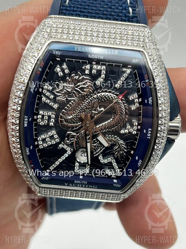 Фото 8 - Franck Muller Vanguard V 45 SC DT AC BL Dragon