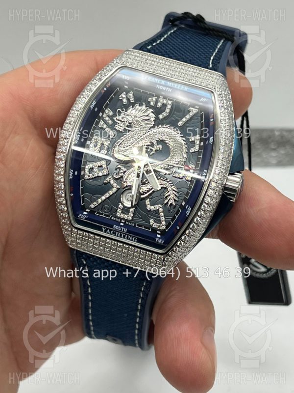 Фото 11 - Franck Muller Vanguard V 45 SC DT AC BL Dragon
