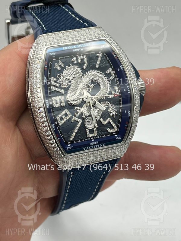 Фото 12 - Franck Muller Vanguard V 45 SC DT AC BL Dragon