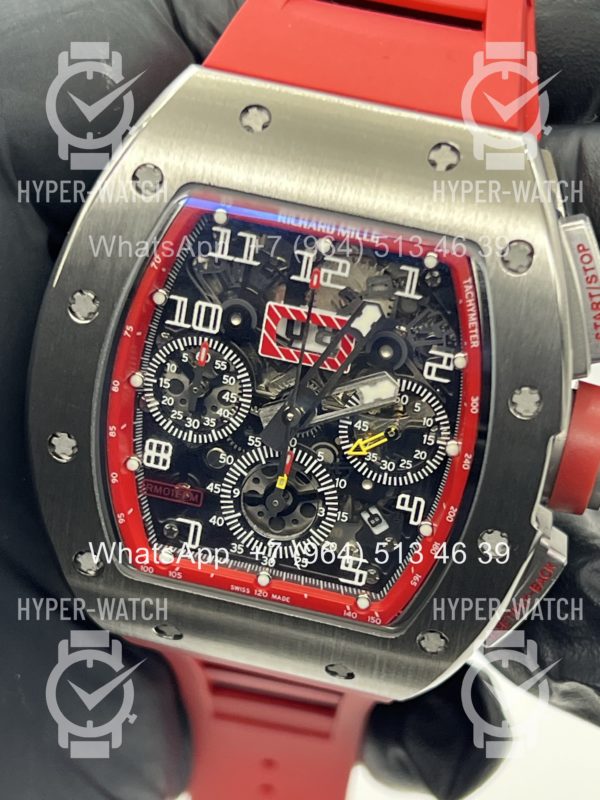Фото 2 - Richard Mille RM 011-FM Steel Red Chronograph