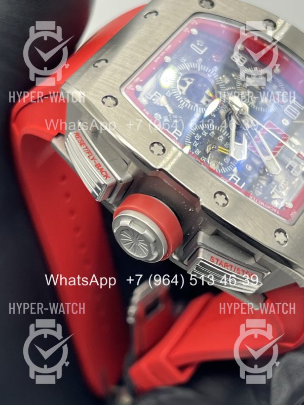 Фото 11 - Richard Mille RM 011-FM Steel Red Chronograph