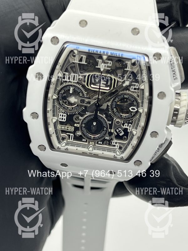 Товар Richard Mille RM 011-03 White Ceramic Фото 6 - Richard Mille RM 011-03 White Ceramic