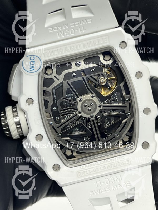 Товар Richard Mille RM 011-03 White Ceramic Фото 12 - Richard Mille RM 011-03 White Ceramic