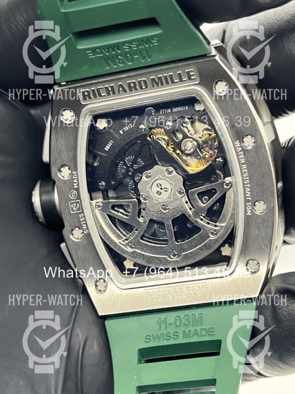 Товар Richard Mille RM 011-FM Steel Green Фото 16 - Richard Mille RM 011-FM Steel Green