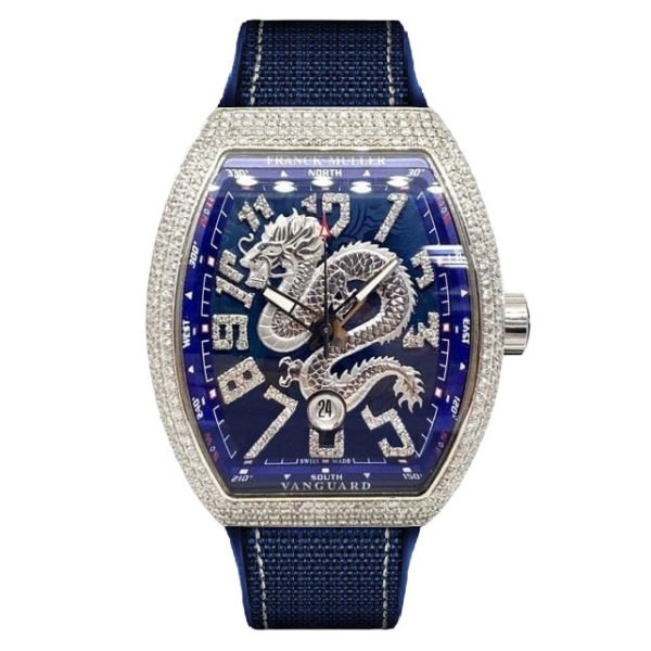Фото 1 - Franck Muller Vanguard V 45 SC DT AC BL Dragon