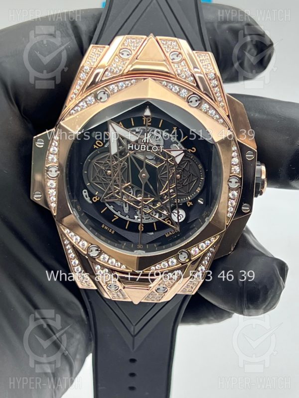 Фото 6 - Hublot Big Bang Sang Bleu II Art 7458