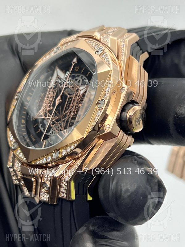 Фото 7 - Hublot Big Bang Sang Bleu II Art 7458