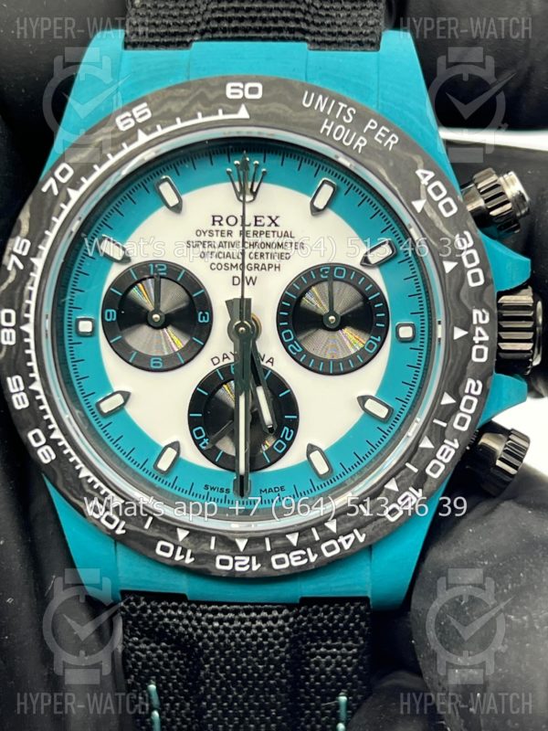 Фото 5 - Rolex Cosmograph Daytona Carbon DIW Celeste Invert