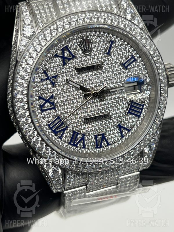 Товар Rolex Datejust 41mm 126334 Full Pave Steel Фото 4 - Rolex Datejust 41mm 126334 Full Pave Steel