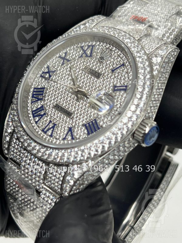 Товар Rolex Datejust 41mm 126334 Full Pave Steel Фото 7 - Rolex Datejust 41mm 126334 Full Pave Steel