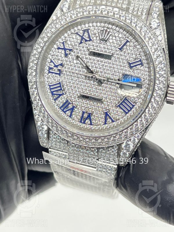 Товар Rolex Datejust 41mm 126334 Full Pave Steel Фото 8 - Rolex Datejust 41mm 126334 Full Pave Steel