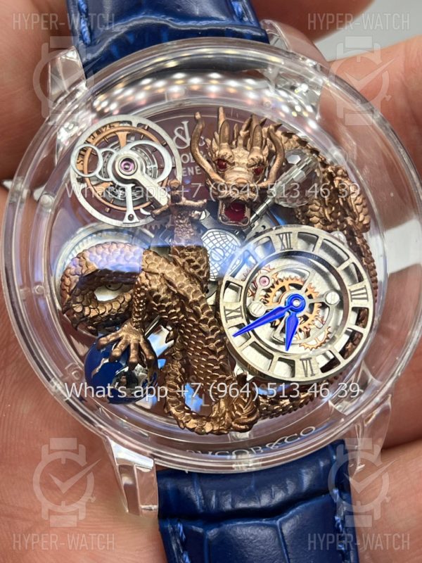 Товар Jacob & Co Astronomia Dragon Clarity AT120.60.DR.UB.CBALA Фото 4 - Jacob & Co Astronomia Dragon Clarity AT120.60.DR.UB.CBALA