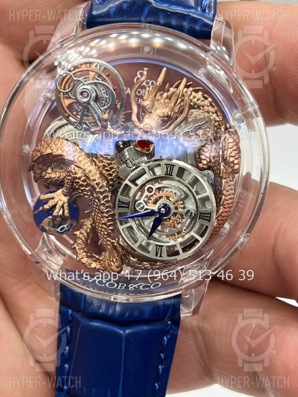 Товар Jacob & Co Astronomia Dragon Clarity AT120.60.DR.UB.CBALA Фото 8 - Jacob & Co Astronomia Dragon Clarity AT120.60.DR.UB.CBALA