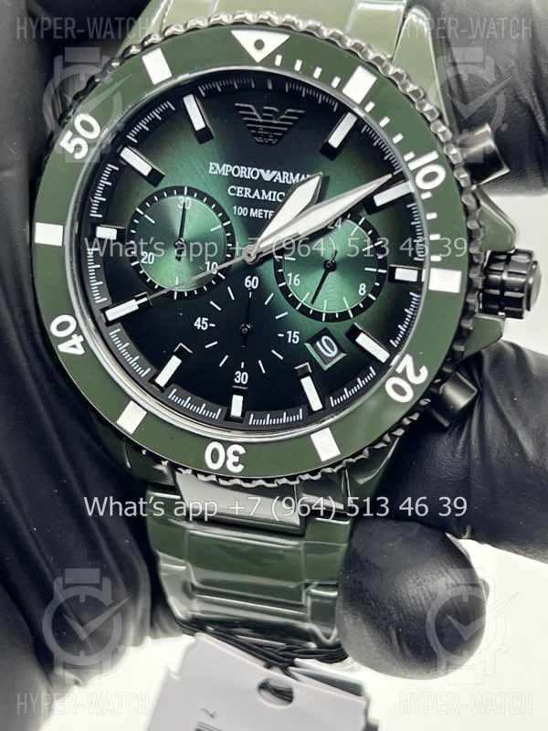 Товар Emporio Armani Diver Chronograph 43mm AR70011 Art 7713 Фото 2 - Emporio Armani Diver Chronograph 43mm AR70011 Art 7713