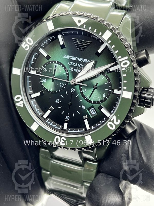 Товар Emporio Armani Diver Chronograph 43mm AR70011 Art 7713 Фото 6 - Emporio Armani Diver Chronograph 43mm AR70011 Art 7713